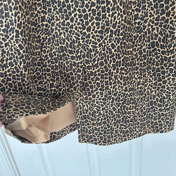 J Crew Leopard/Cheetah/Animal Print Sleeveless Dress - Picture 5 of 6